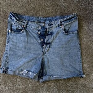 H&M Denim Biker Shorts